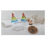 Dog Creamer, 2-Ornate Christmas Ornaments, Plus