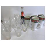 14-Coke items & 1-Pepsi Bottle