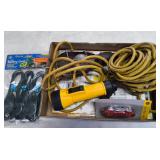 Extension Cord, Drop Light, Multi-Tool & Flashligh