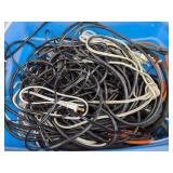 Tote of Wire & Power Cords w/tote