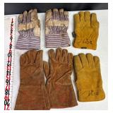 3-Pair Work & Welding Gloves