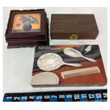2 Jewelry Boxes and Dresser Set