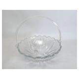 Footed Glass basket 10'x5'