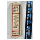 Wiese Memorial Waverly, Il Thermometer