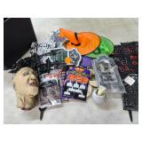 Halloween Decorations w/tub
