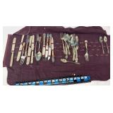 Set of Flatware silver plate
