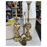 3-Brass Lamps 34'