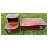 Mahogany Coffee & end Table 40'X23X17 & 18'X27