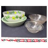 2-Stacking Federal Bowls, Plus 2 more