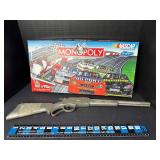 ASCAR Monopoly Game & Plastic Rifle