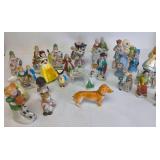 Box of Figurines - many occupied Japan