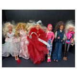 5-Barbie & 1-Ken Dolls