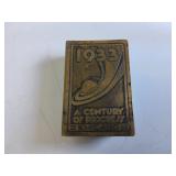 1933 World's Fair Century of Progress Match Holder