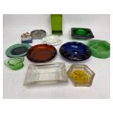 Flat of Ash Trays & 1-Match holder