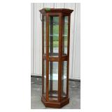 Curio Cabinet 21'X10'X70' Lighted 4-Shelf