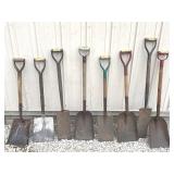8-Coal Shovels Metal