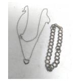 Sterling Necklace & Bracelet