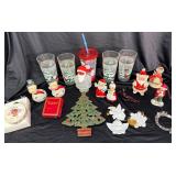 Flat of Holiday Glasses & Decor