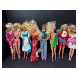 7-Barbie & 1-Ken