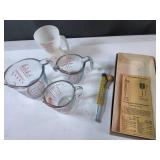 Measuring items & Candy Thermometer