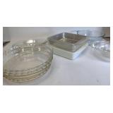 Pyrex pie plates, Plus (10)