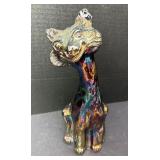 Fenton Purple Cat 11' Does Have A Chip Ear