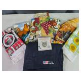 Kitchen Towels, Freedom Blanket & Embroidery Kit