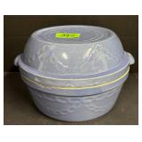 9' Covered Blue Stone Bowl