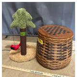 Large Basket nice & Cat Pole 20ï¿½ tall