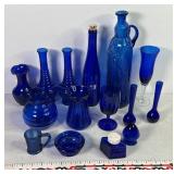 Box of Cobalt Dishes