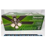 Hunter Newcastle 52' Brushed Nickel Ceiling Fan