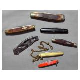 7-Knives (1-Old Timmer & 1-Case)
