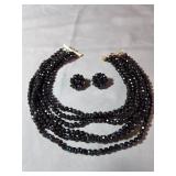Set of Black Beads