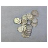 21-Roosevelt Silver Dimes