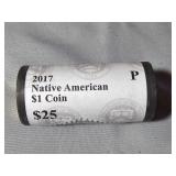 25-US Mint Native American Coins Uncirculated $1