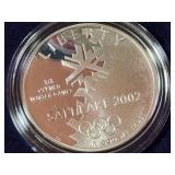 2002-Silver Olympic Winter Games Coin