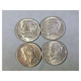 4-1964 Halves Silver