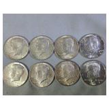 8-1964 Silver Halves