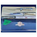 Calvert Hall 2-Piece Carving Set, Plus Extra Knife
