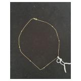 14kt Ladies Necklace 16'