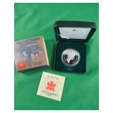 2002 Proof Silver Dollar Golden Jubilee Jubile D0r