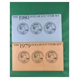 1979 & 1980 Susan B. Anthony Dollars (6)