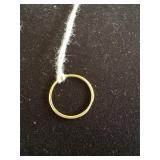 10kt ? Gold Babies Ring