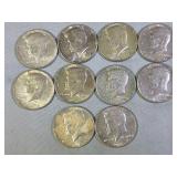 12-1969 Halves 40% Silver