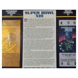 Super Bowl XIII Steelers & Cowboys 1979