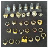 28-Costume Rings