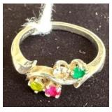 14kt 4-Stones ring