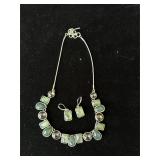 Nine West Necklace and Earring Set