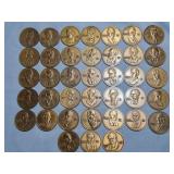 Presidential Medallions (36 Presidents)