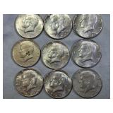 10-1967 40% Silver Halves